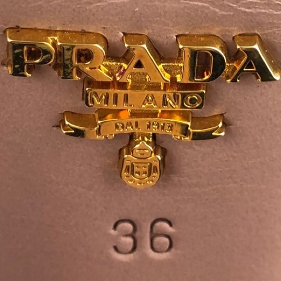 Prada suede studded platform slingback heels - Picture 6 of 7